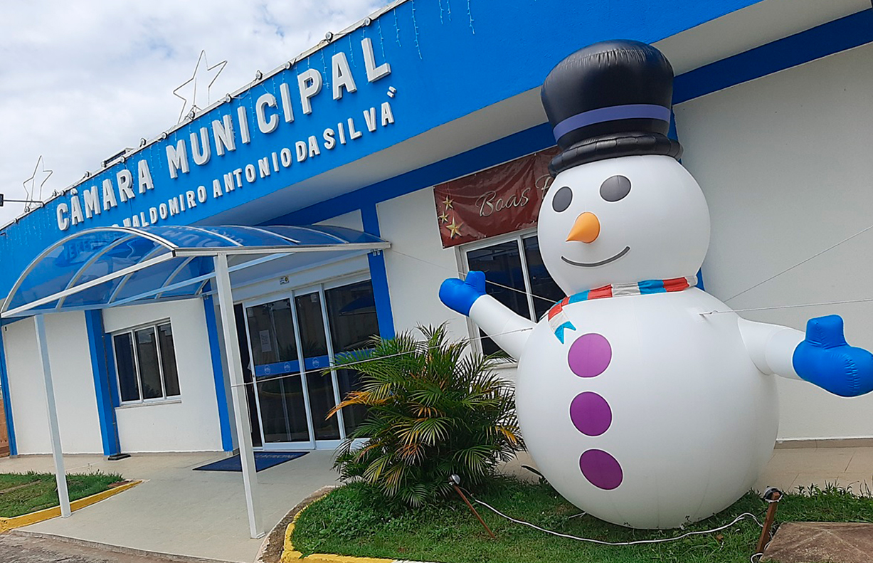 natal! câmara municipal de parauapebas inaugura decoração natalina