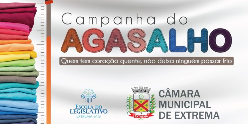 Escola do Legislativo arrecada donativos na Campanha do Agasalho 2021