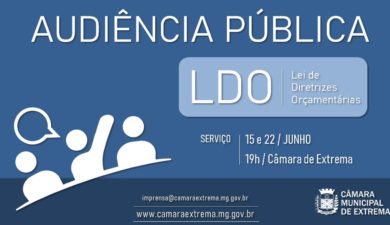 Audiências Públicas da LDO serão realizadas em junho