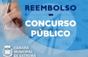 Câmara realiza reembolso do Concurso Público 2020