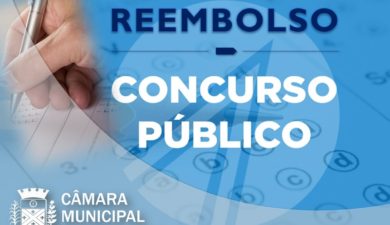 Câmara realiza reembolso do Concurso Público 2020