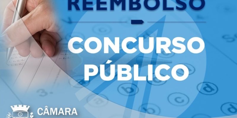 Câmara realiza reembolso do Concurso Público 2020