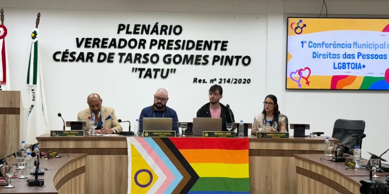 CÂMARA SEDIA A 1ª CONFERÊNCIA MUNICIPAL LGBTQIAPN+ DE EXTREMA