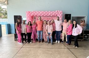 CÂMARA PARTICIPA DE MOBILIZAÇÃO DO OUTUBRO ROSA  EM PARCERIA COM A PREFEITURA
