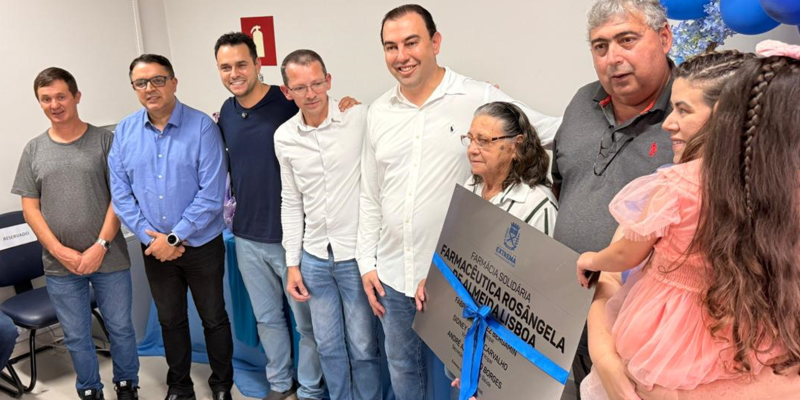 CÂMARA PARTICIPA DA INAUGURAÇÃO DA FARMÁCIA SOLIDÁRIA E DA NOMEAÇÃO DA FARMÁCIA HOSPITALAR