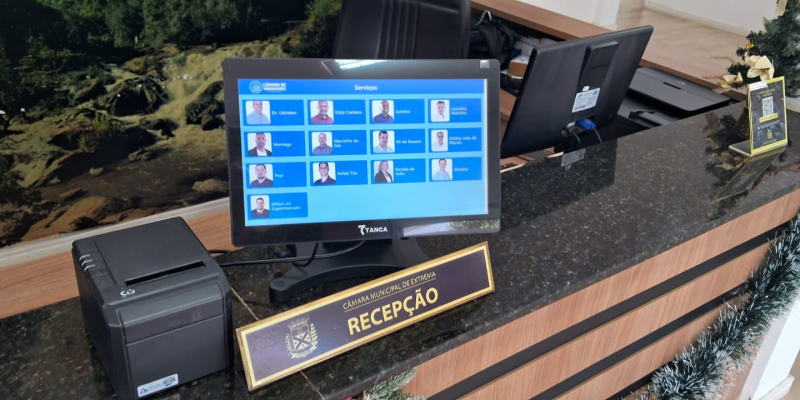 CÂMARA IMPLEMENTA NOVO SISTEMA DE ATENDIMENTO AOS GABINETES E MODERNIZA RECEPÇÃO