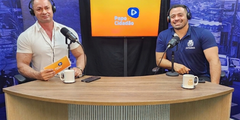 GERÊNCIA DE ESPORTE DETALHA PROJETOS E INFRAESTRUTURA EM ENTREVISTA AO PODCAST PAPO CIDADÃO