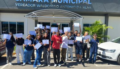 CÂMARA DE PORTAS ABERTAS RECEBE ESTUDANTES DA ESCOLA JOÃO ORSI