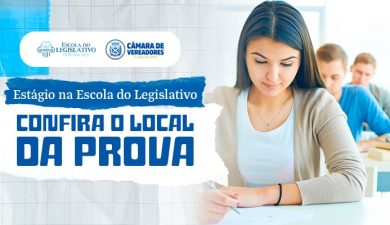 PROVA PARA ESTÁGIO DA ESCOLA DO LEGISLATIVO SERÁ APLICADA NA FAEX
